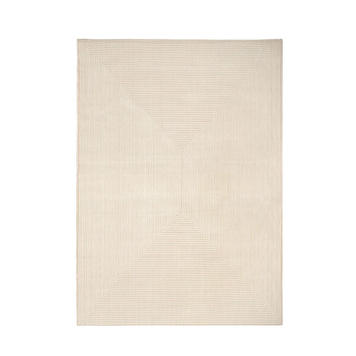 Alfombra de exterior marrón de 250 cm de ancho
