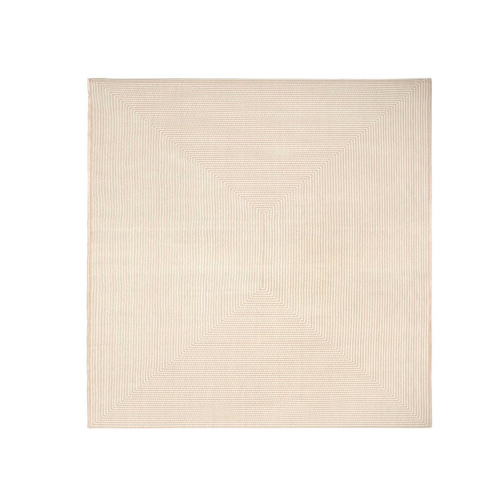 Alfombra de exterior de olefina marrón, 300 x 300 cm