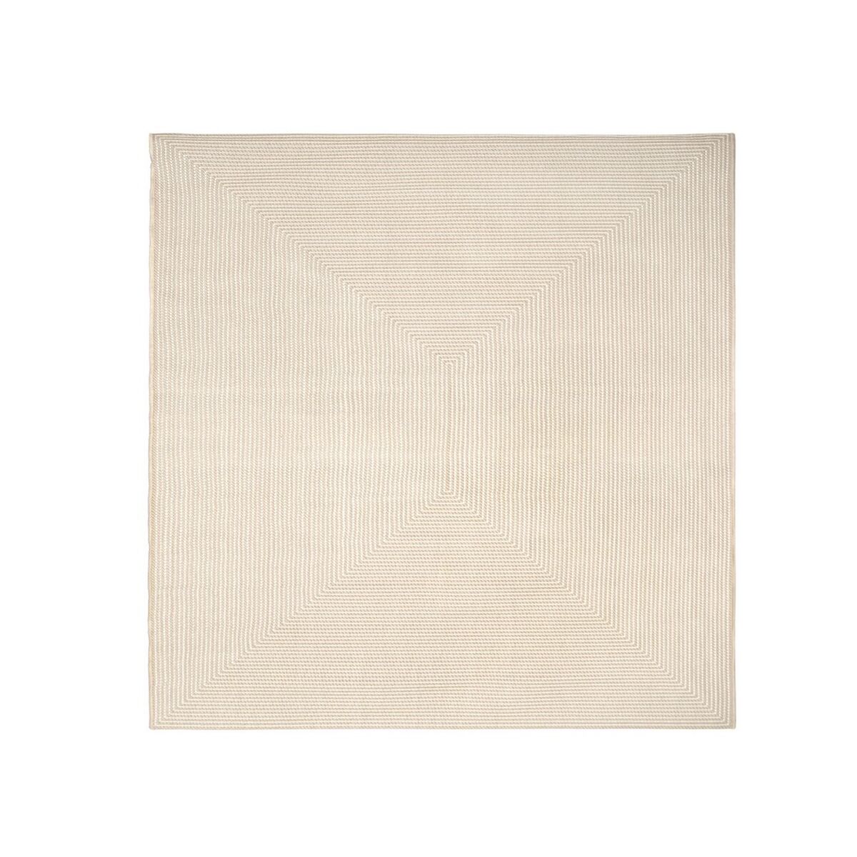 Alfombra de exterior de olefina marrón, 300 x 300 cm