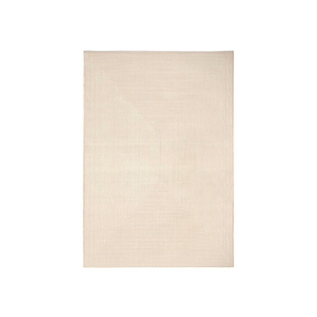 Alfombra de exterior Quadro en olefina, marrón, 200 x 300 cm