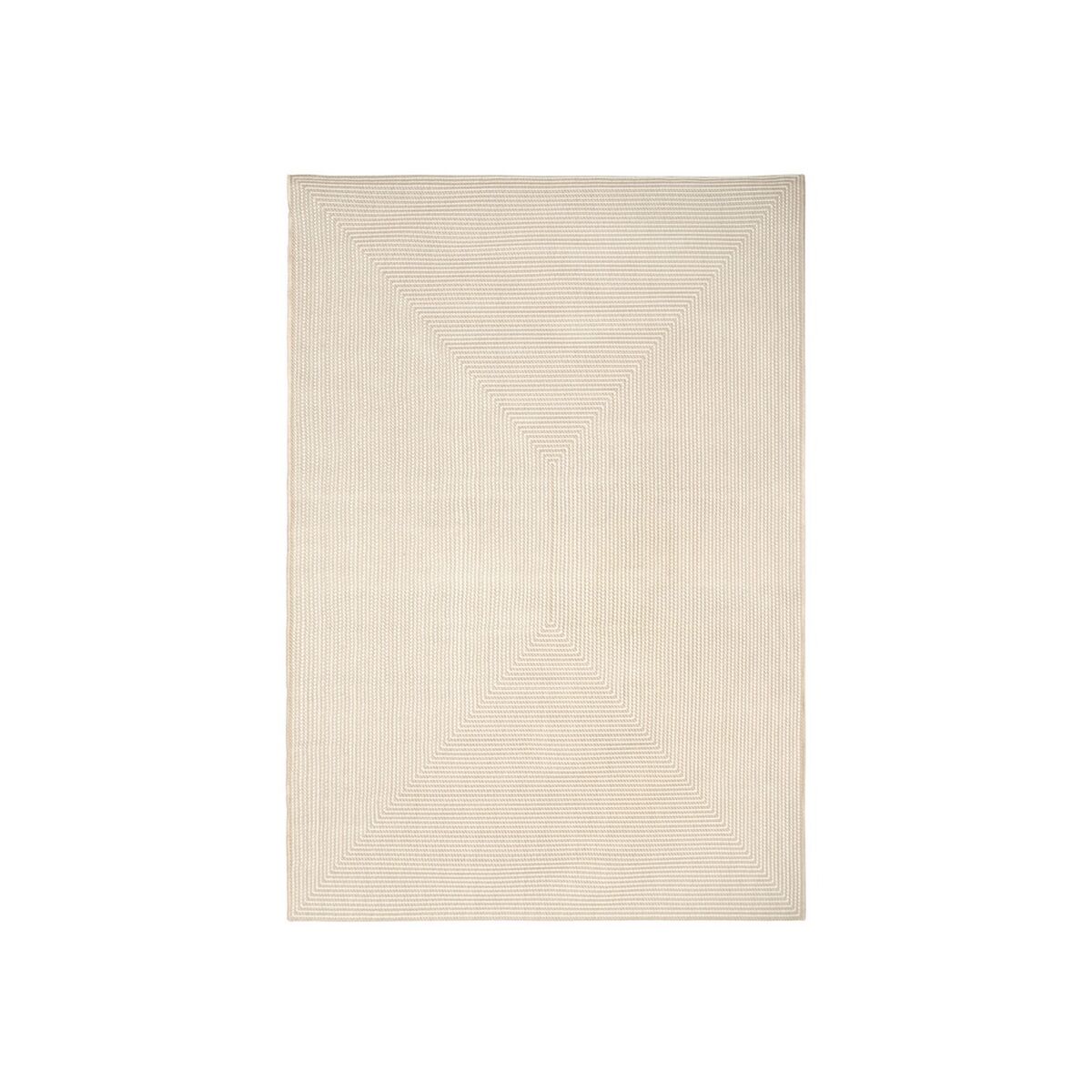 Alfombra de exterior Quadro en olefina, marrón, 200 x 300 cm