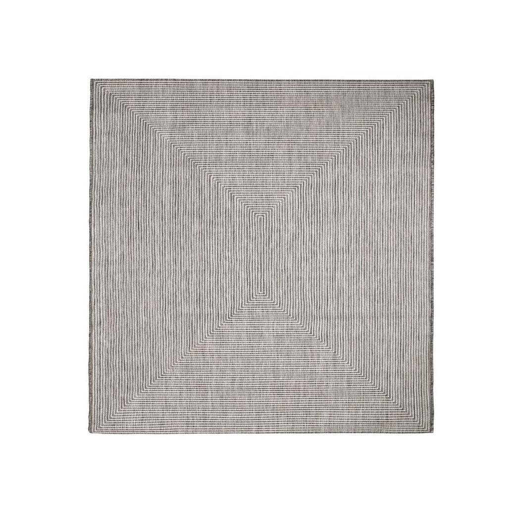 Alfombra de exterior gris de 300 x 300 cm