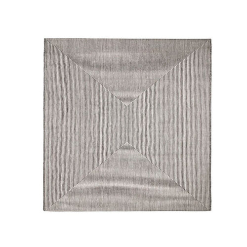 Alfombra de exterior gris de 300 x 300 cm