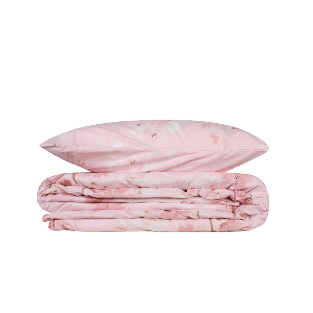 Juego de funda nórdica de algodón rosa, cama de 200 — imagen 6