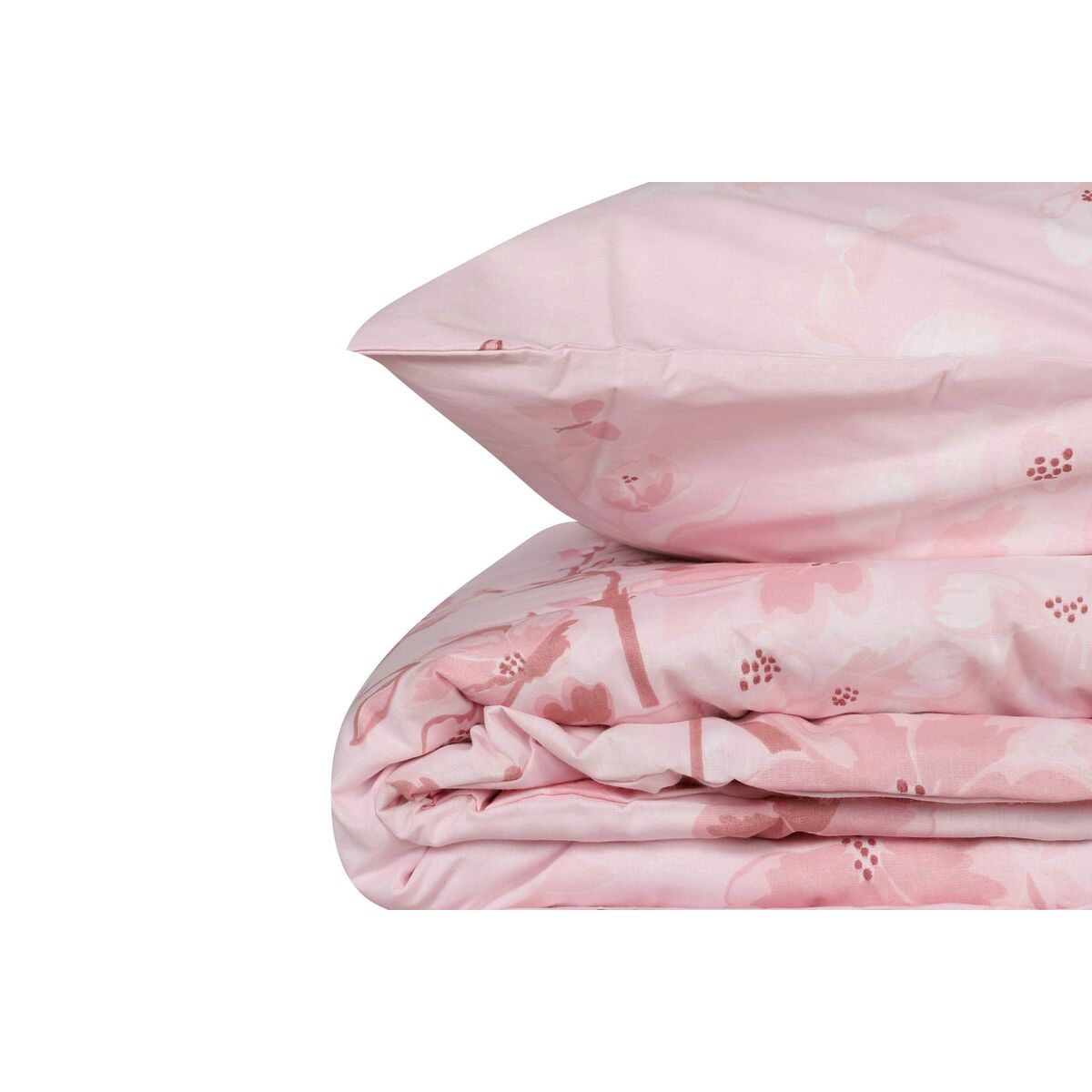 Juego de funda nórdica de algodón rosa, cama de 200 — imagen 7