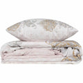 Juego de funda nórdica de algodón marrón, cama de 200