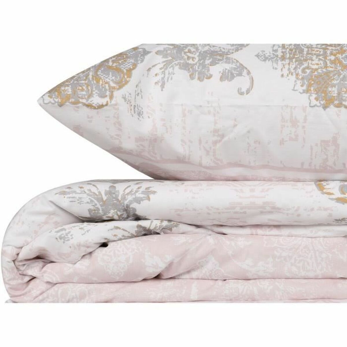 Juego de funda nórdica de algodón marrón, cama de 200 — imagen 4
