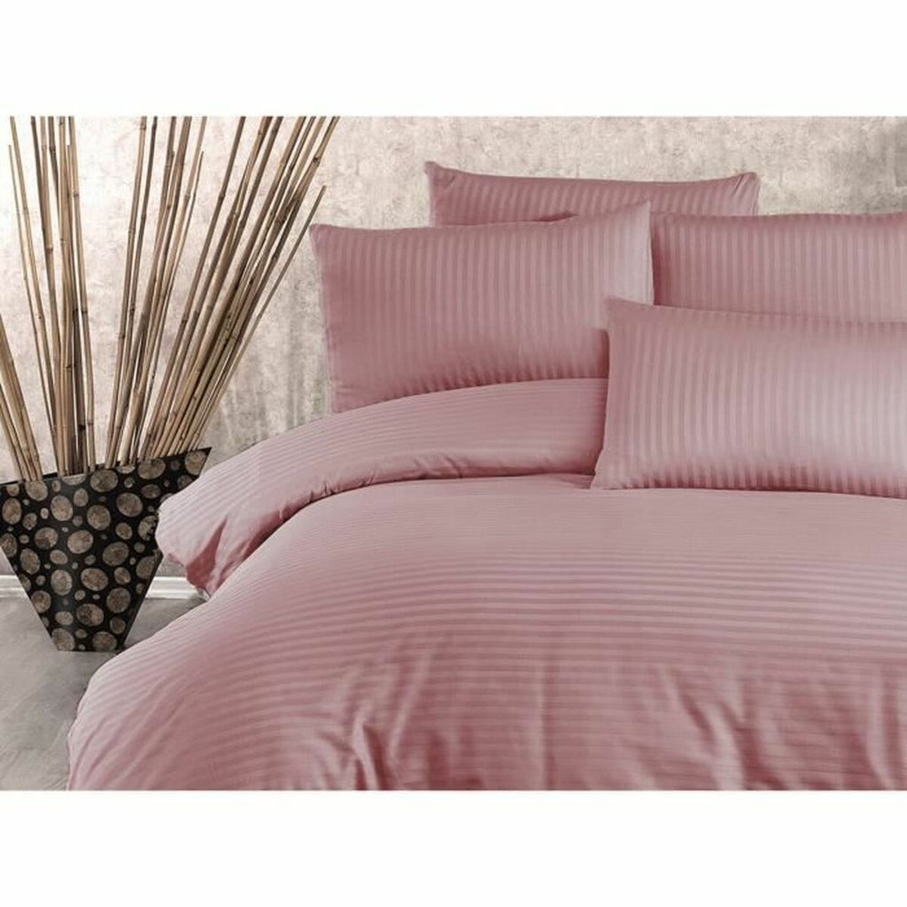 Juego de funda nórdica de algodón y poliéster beige, cama de 200 — imagen 3