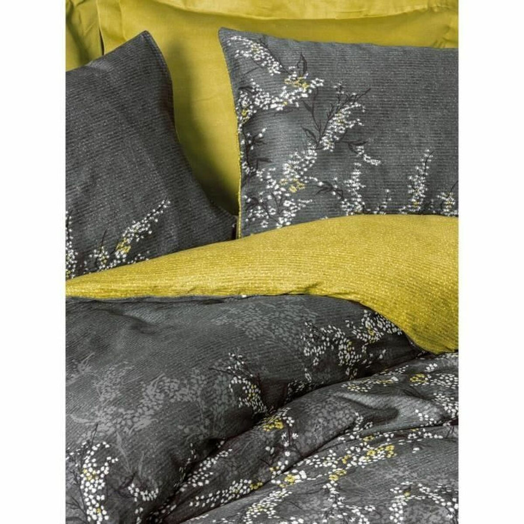 Funda nórdica de algodón gris con dos fundas de almohada — imagen 2
