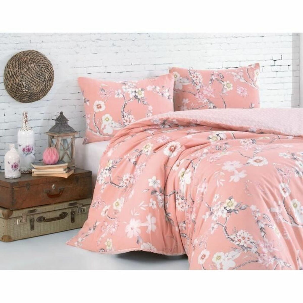 Juego de funda nórdica de algodón beige, cama de 200 — imagen 3