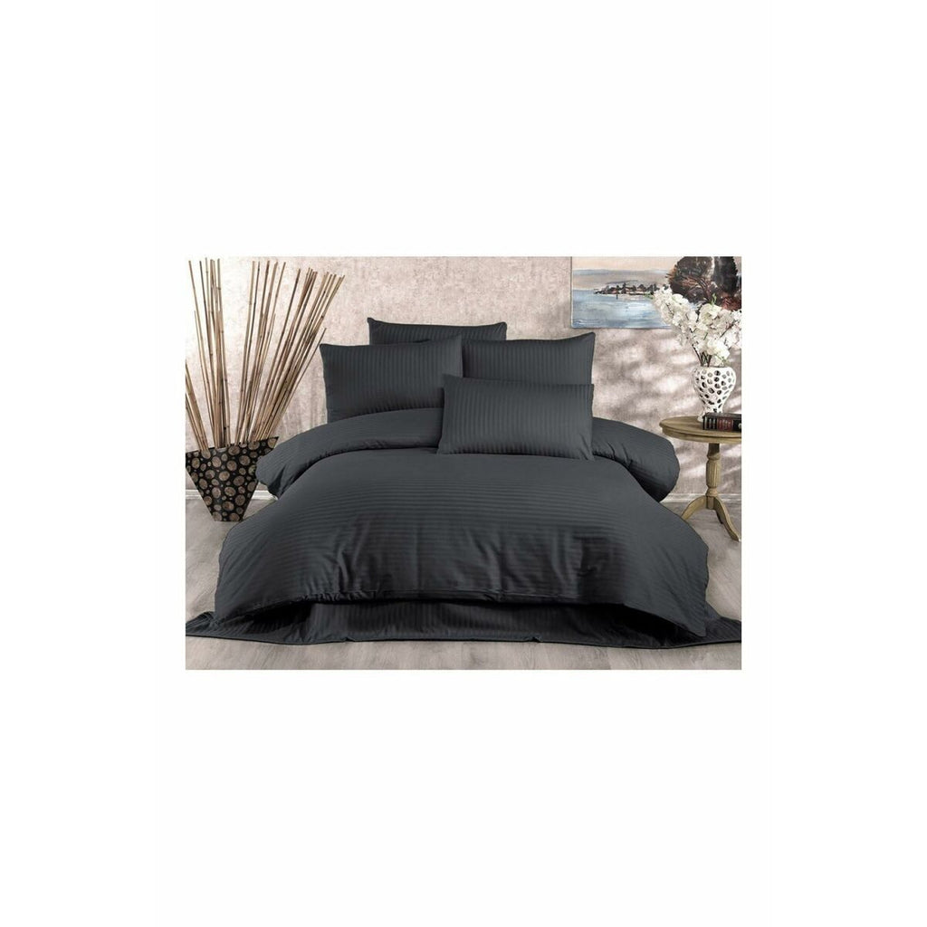 Juego de funda nórdica de 3 piezas gris, cama de 200 cm — imagen 2