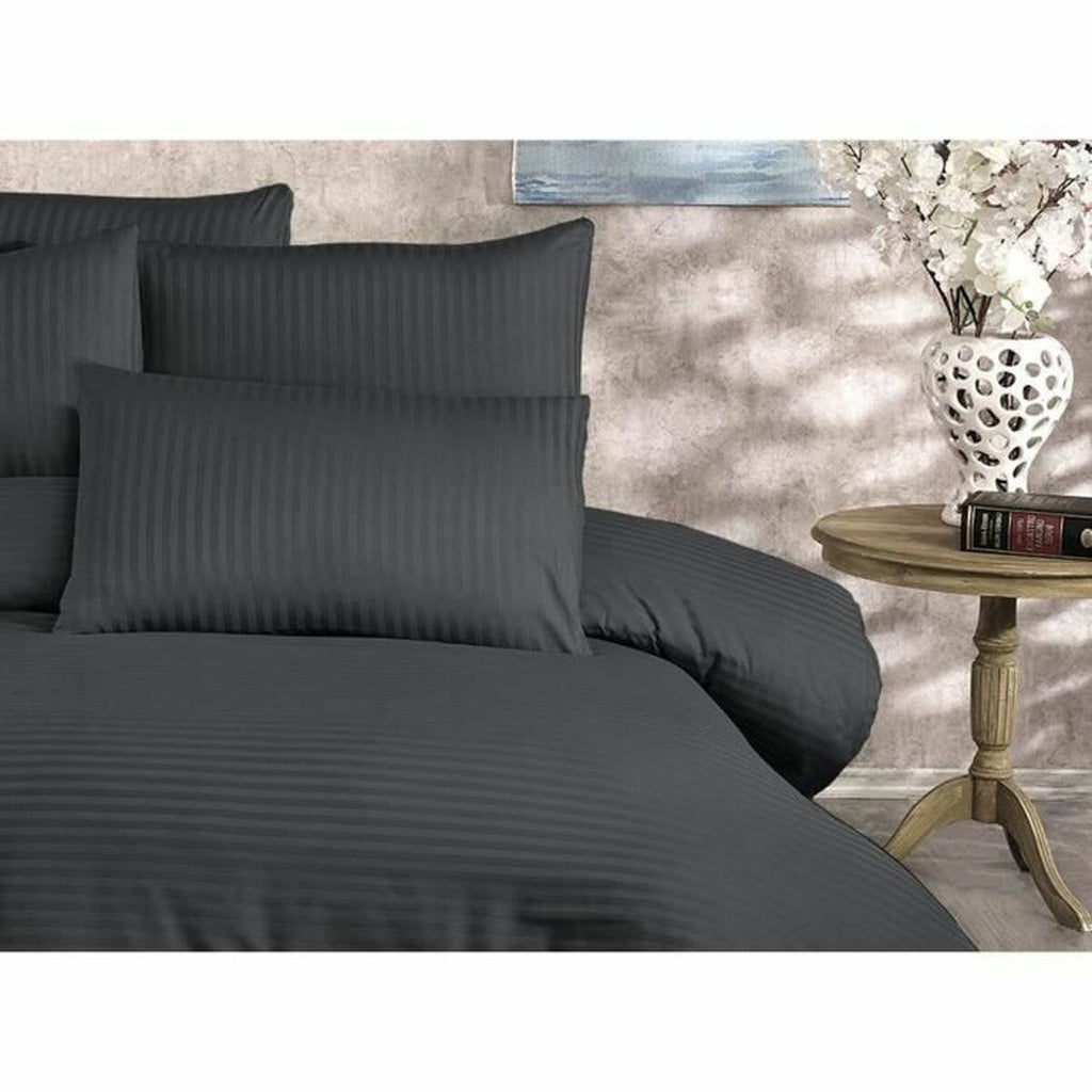 Juego de funda nórdica de 3 piezas gris, cama de 200 cm — imagen 6