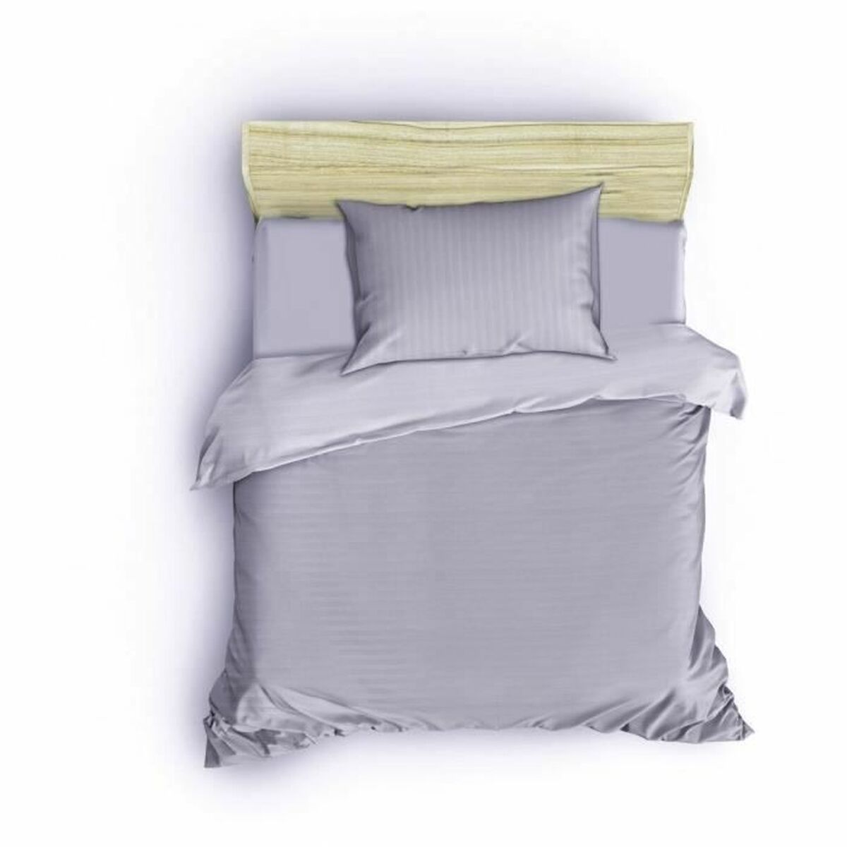 Juego de funda nórdica gris de 3 piezas, cama de 200 cm — imagen 3