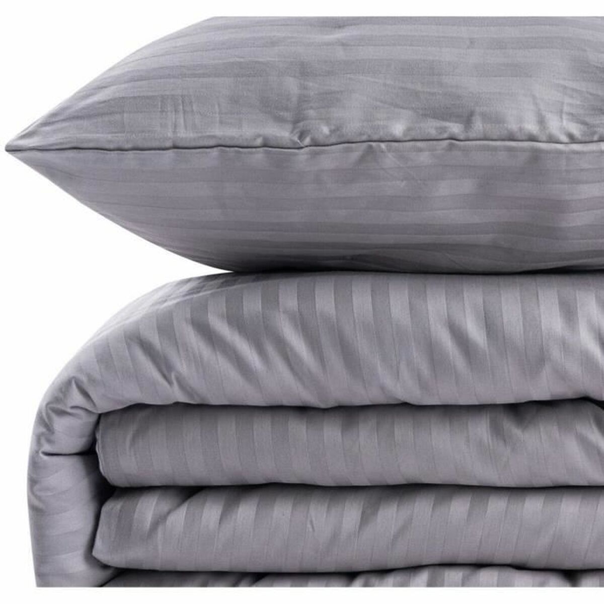 Juego de funda nórdica gris de 3 piezas, cama de 200 cm — imagen 4