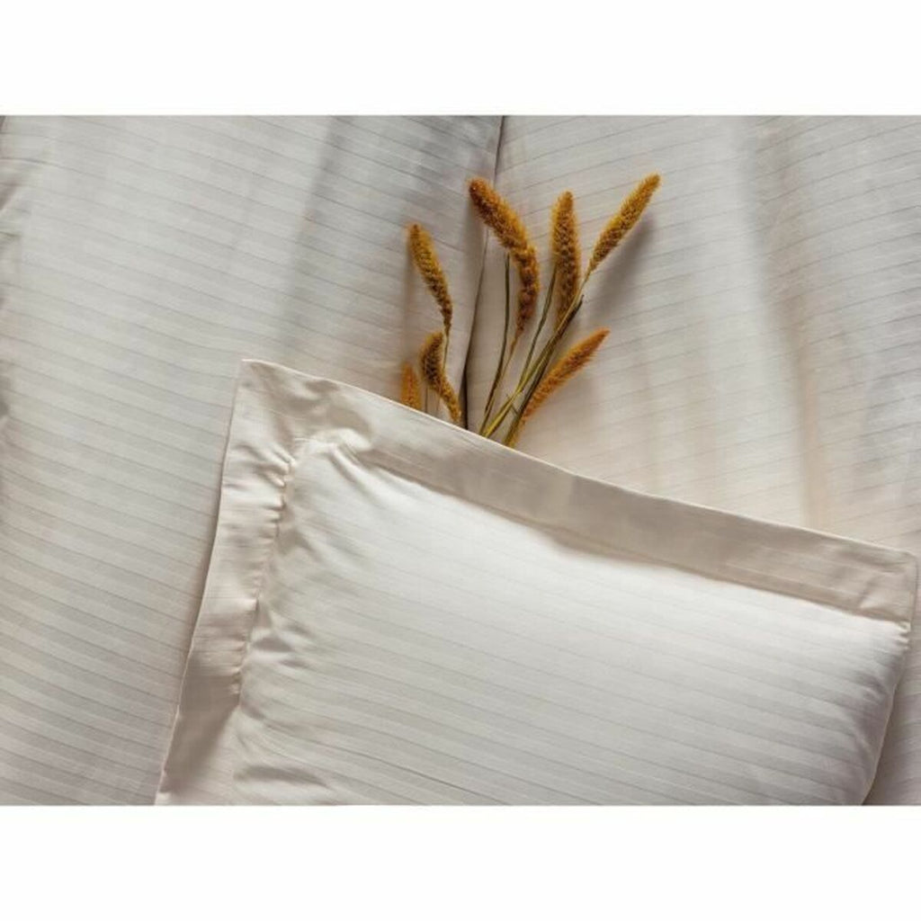 Funda nórdica de algodón blanco con dos fundas de almohada — imagen 2
