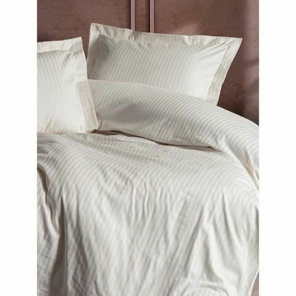 Funda nórdica de algodón blanco con dos fundas de almohada — imagen 4