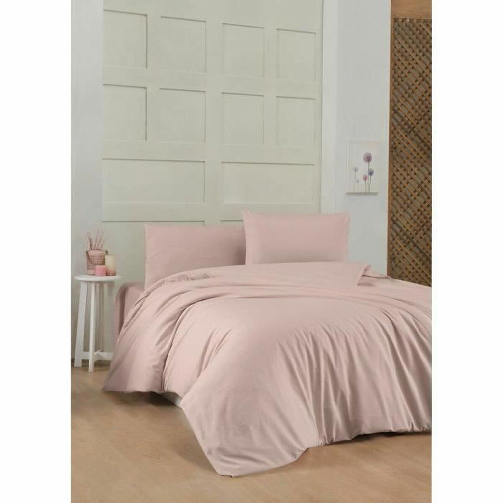 Juego de funda nórdica de algodón marrón, cama de 200, 3 piezas — imagen 5