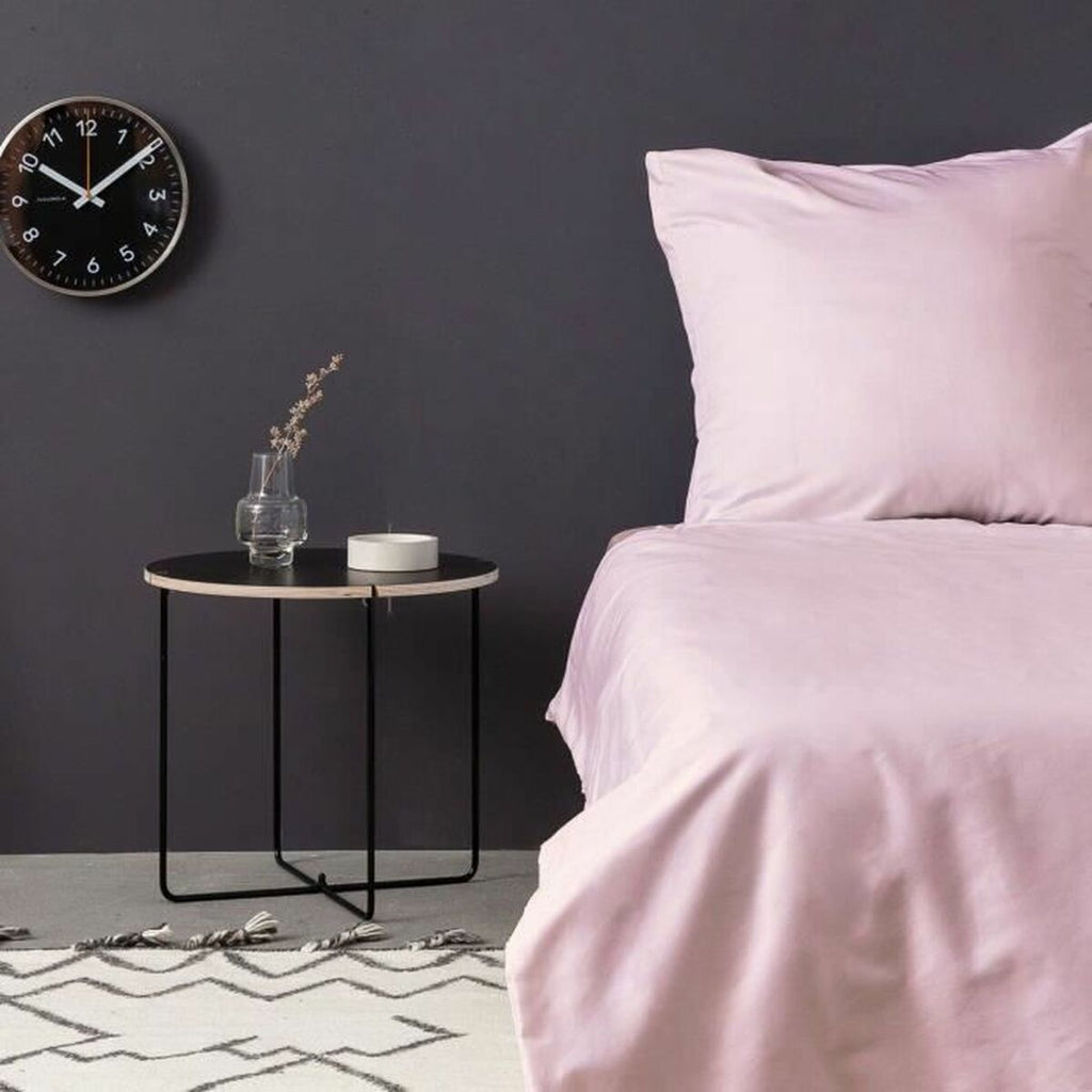 Juego de funda nórdica de algodón rosa, cama de 200 — imagen 2