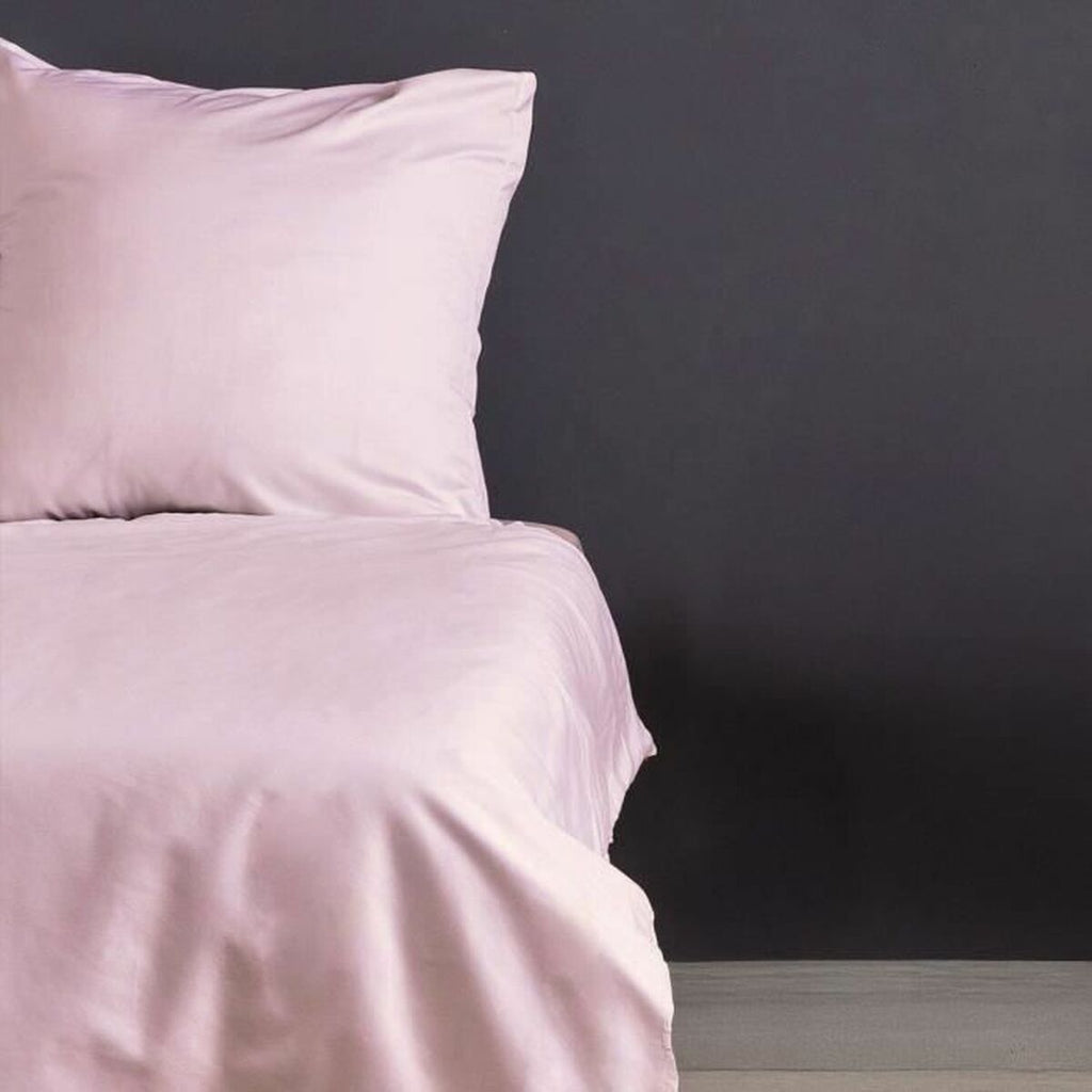 Juego de funda nórdica de algodón rosa, cama de 200 — imagen 4