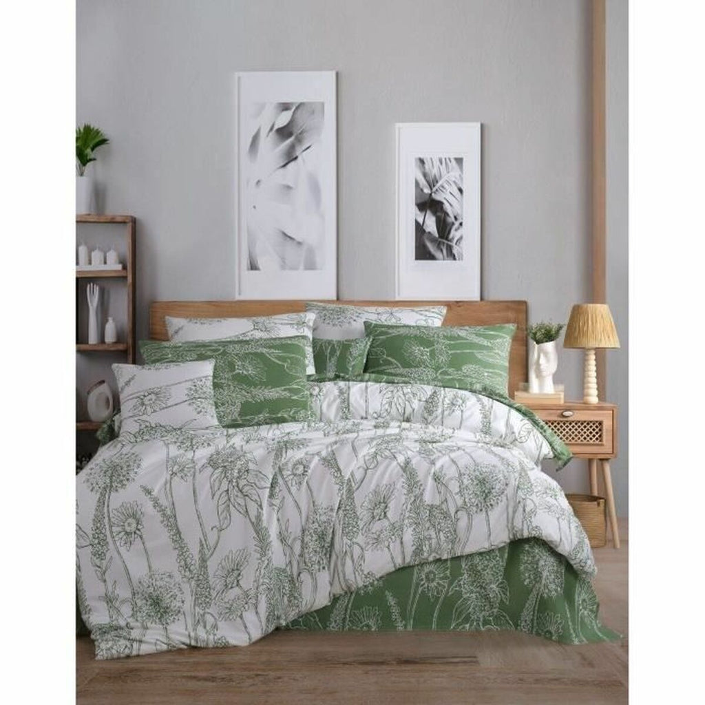 Juego de funda nórdica de algodón blanco, cama de 200 — imagen 2
