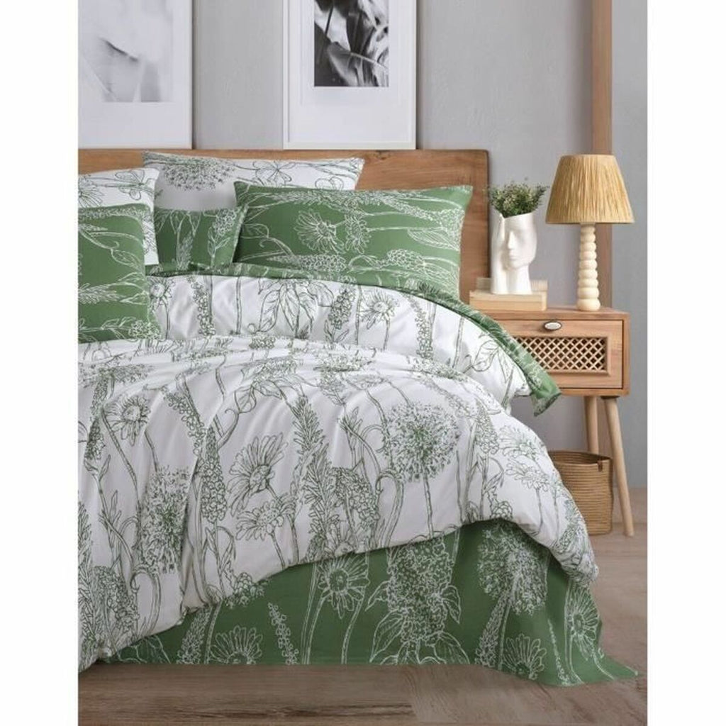 Juego de funda nórdica de algodón blanco, cama de 200 — imagen 3