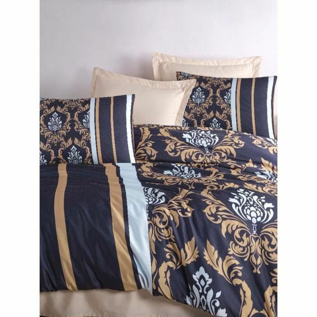 Juego de funda nórdica de poliéster azul, cama de 200 — imagen 5