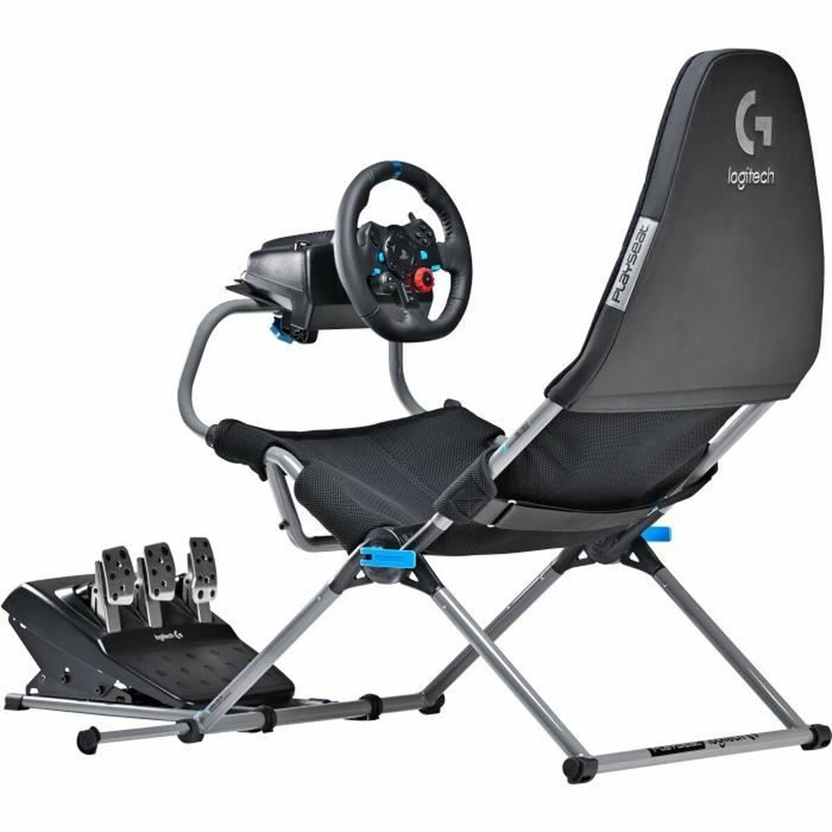 Asiento racing Logitech ajustable, 60 cm de ancho — imagen 5