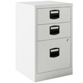 Armario archivador gris con llave, A4, 67 x 41 x 40 cm