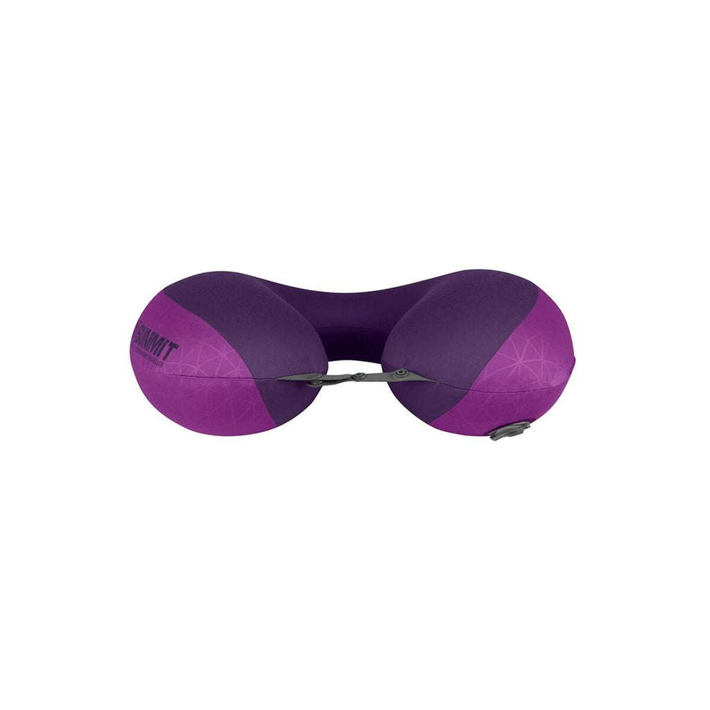 Almohada de viaje hinchable para el cuello, magenta y negro — imagen 2