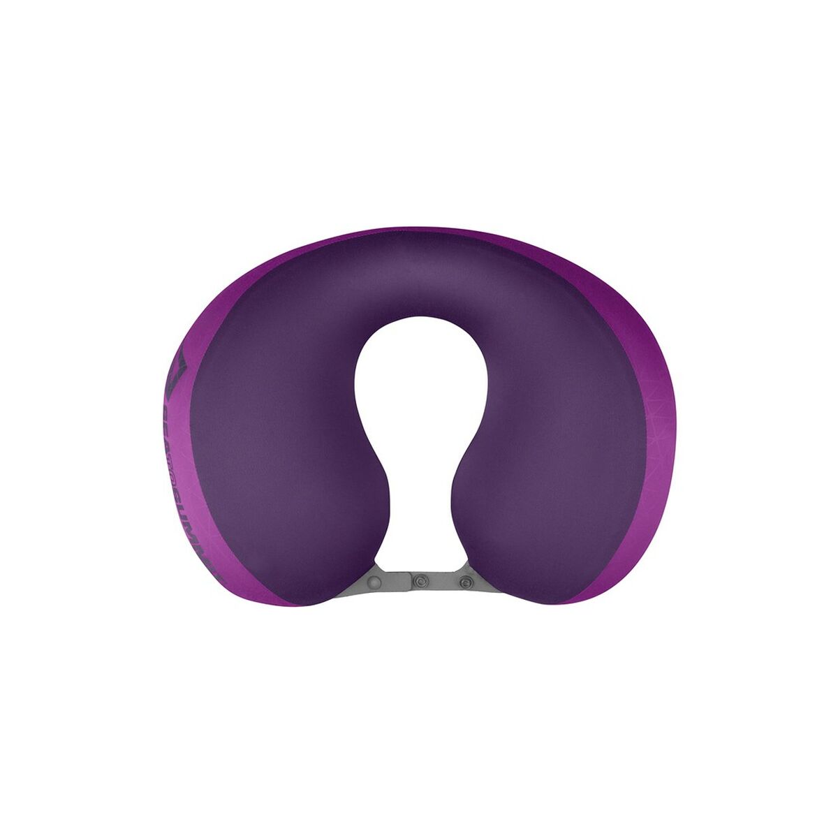 Almohada de viaje hinchable para el cuello, magenta y negro — imagen 3
