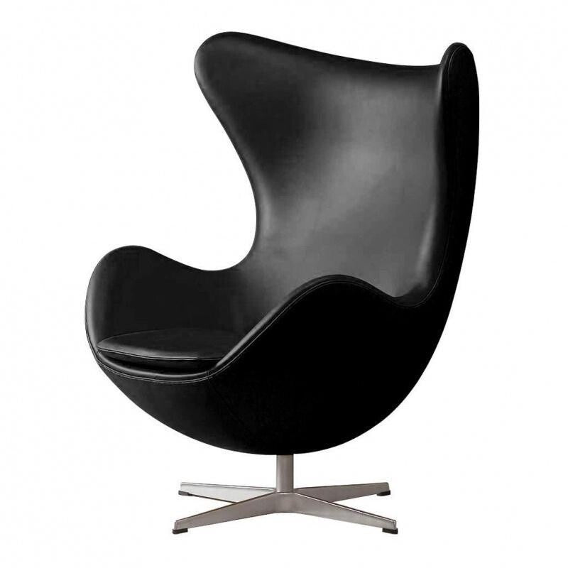 Fritz Hansen Aktion Egg Chair/Das Ei™ Sessel + Hocker Leder