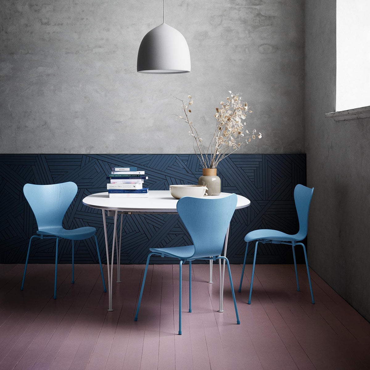 Fritz Hansen B611 Super-elliptischer Tisch 135x90x72cm