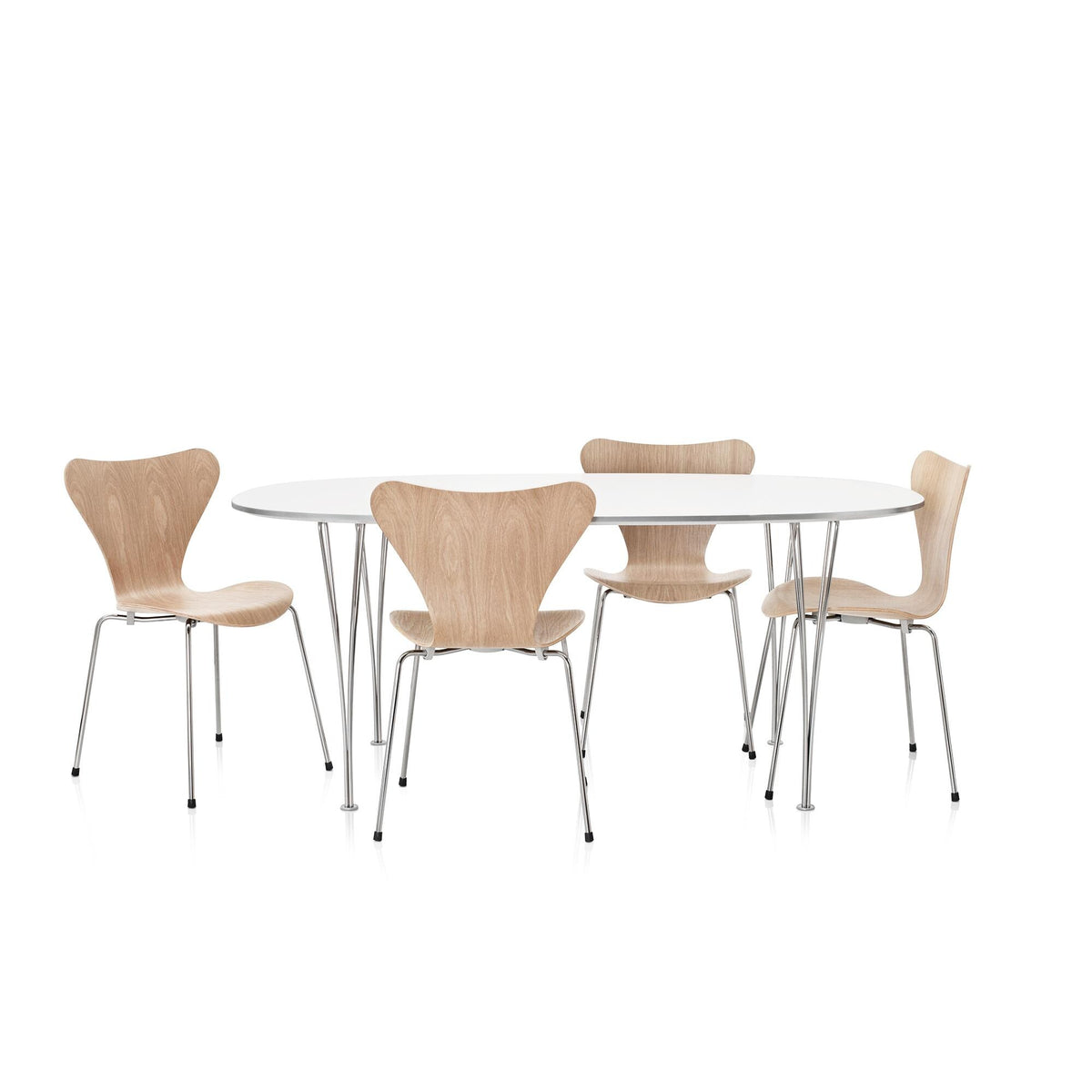 Fritz Hansen B613 Super-elliptischer Tisch 180x120x72cm