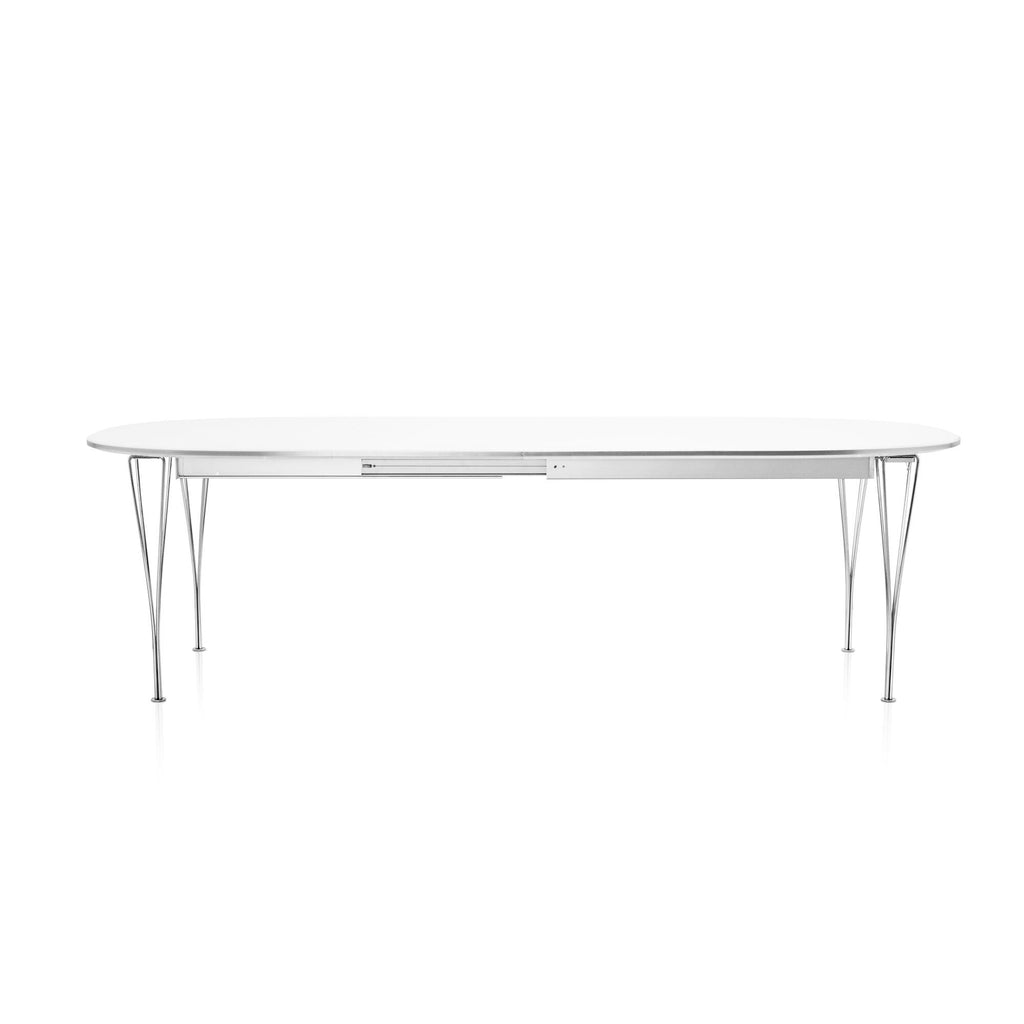 Fritz Hansen B619 Super-elliptischer Tisch Laminat ausziehbar