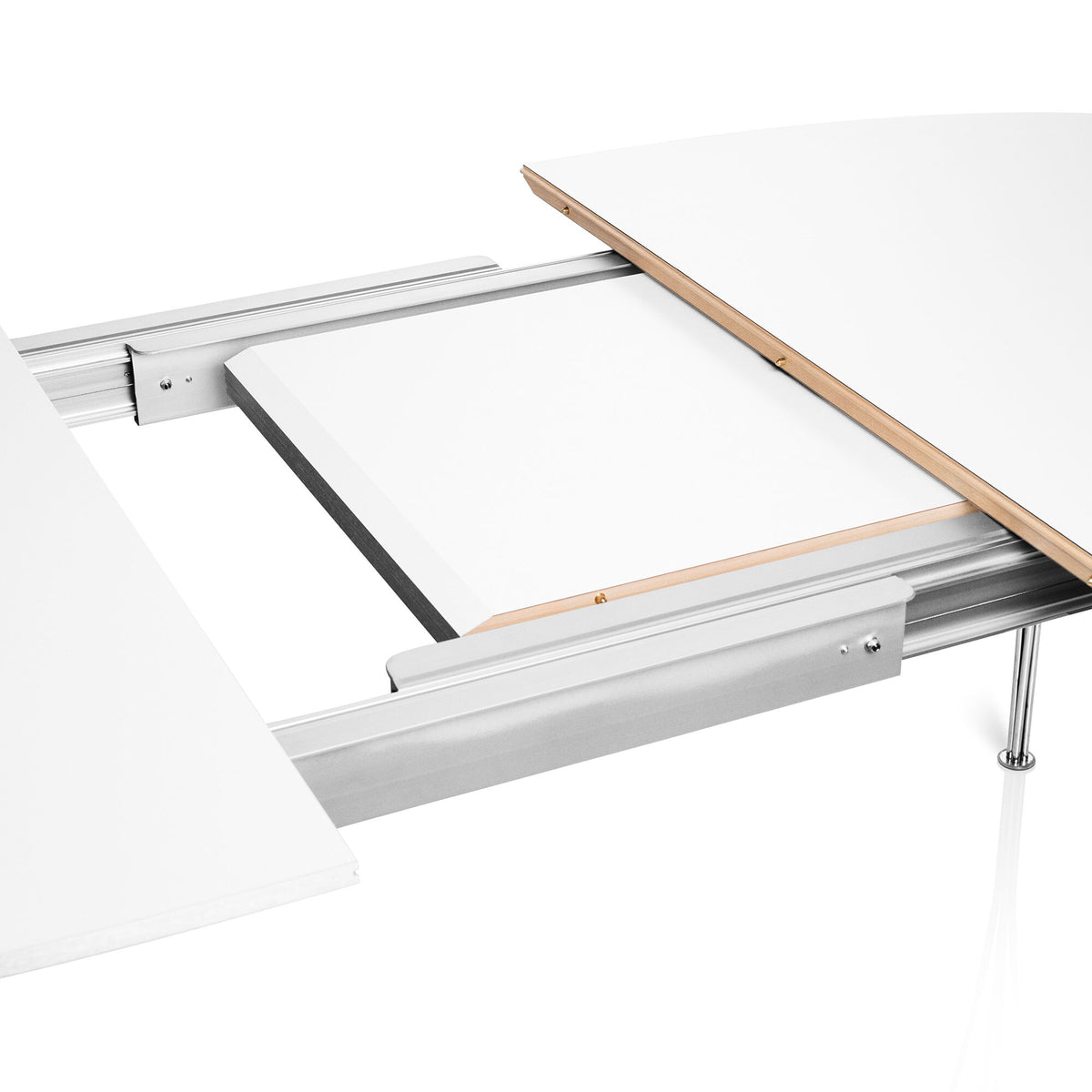 Fritz Hansen B619 Super-elliptischer Tisch Laminat ausziehbar