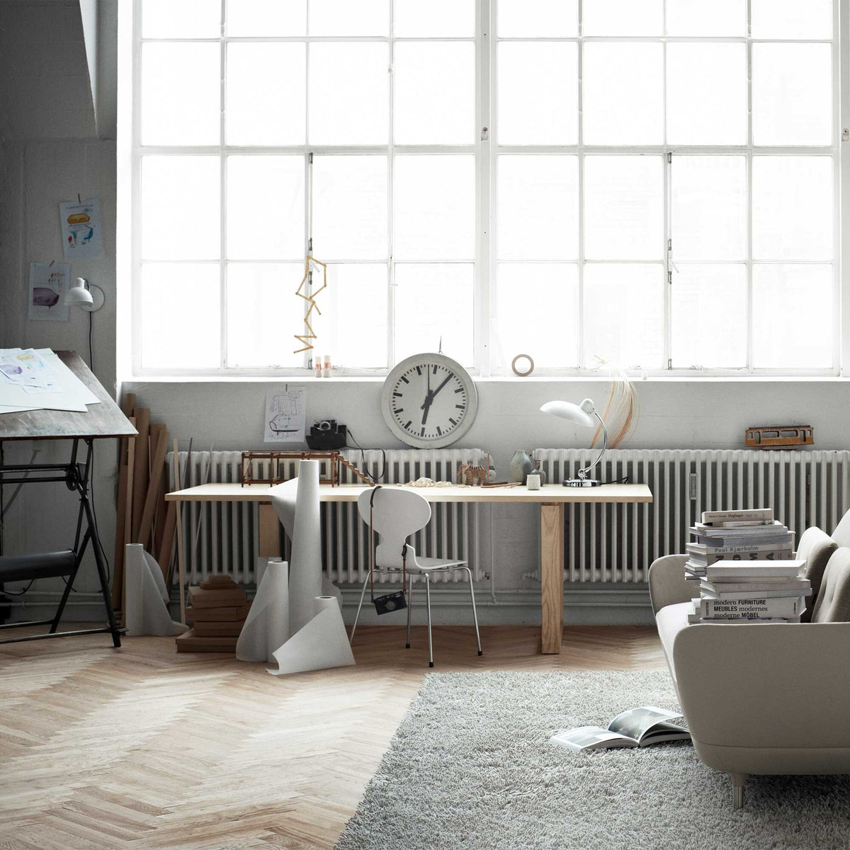 Fritz Hansen Die Ameise™ Stuhl gefärbte Esche