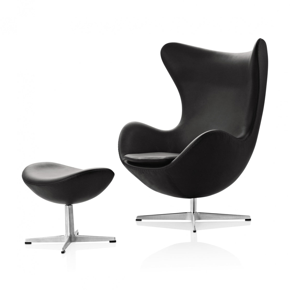 Fritz Hansen Egg/Das Ei™ Fußhocker Leder