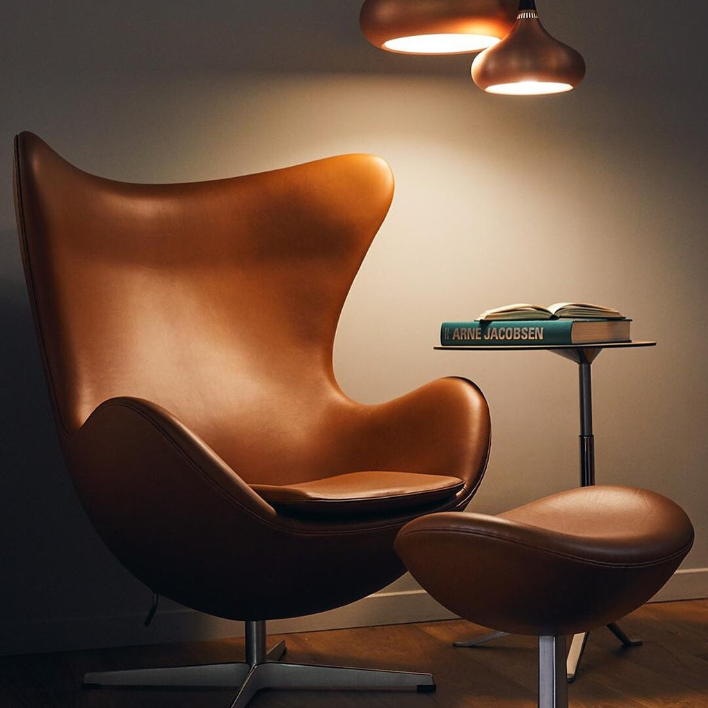 Fritz Hansen Egg/ Das Ei™ Loungesessel Leder