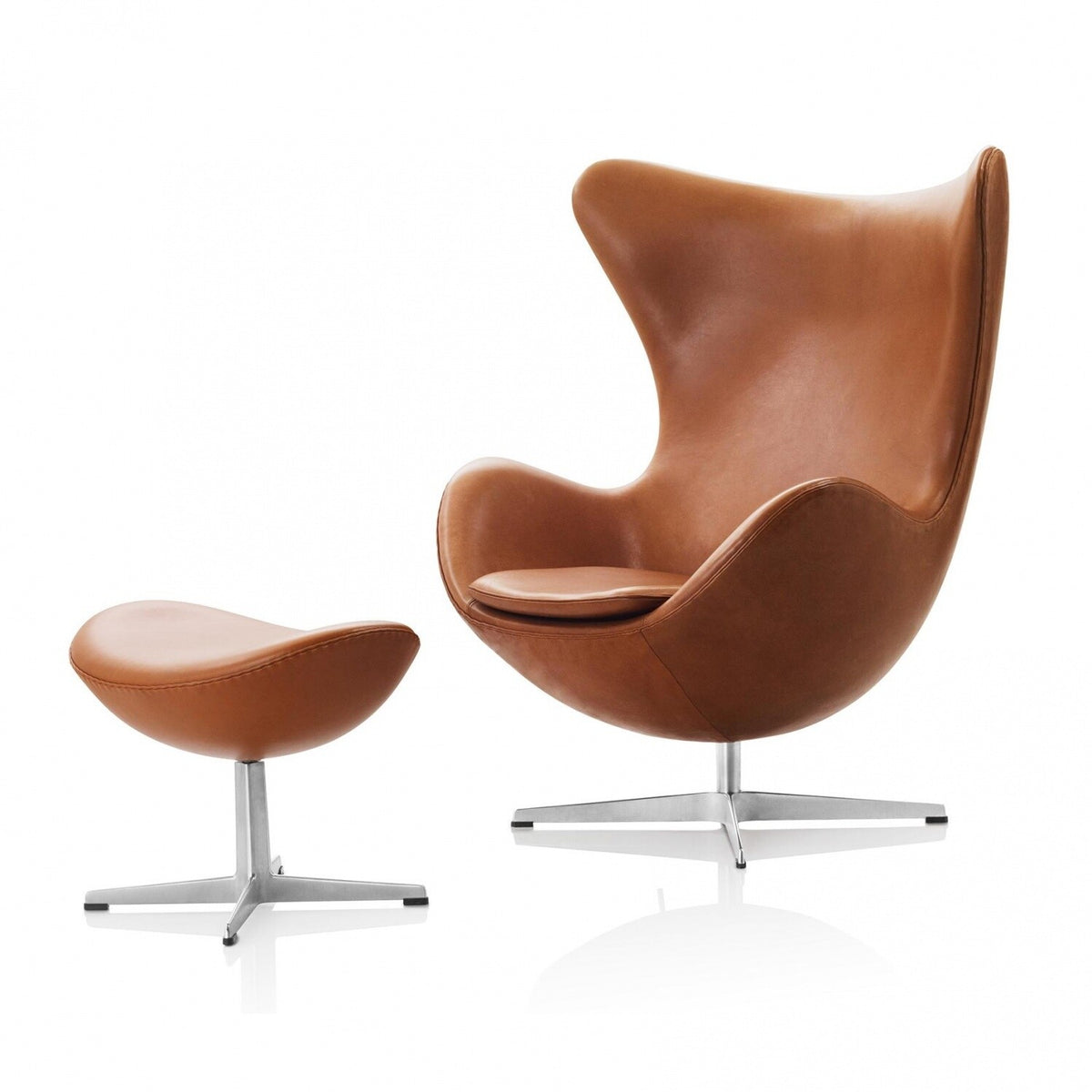 Fritz Hansen Egg/ Das Ei™ Loungesessel Leder