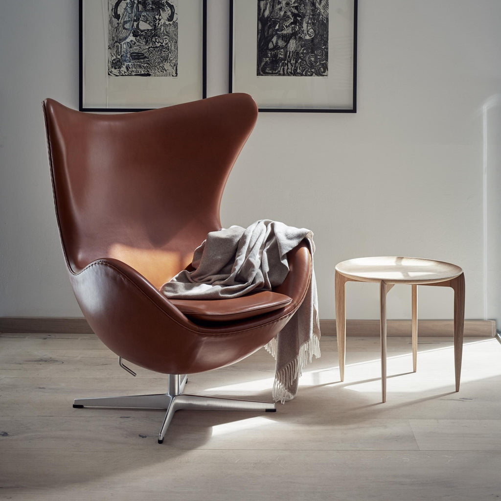 Fritz Hansen Egg/ Das Ei™ Loungesessel Leder