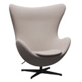 Fritz Hansen Egg/ Das Ei™ Loungesessel Stoff Gestell Warm Graphite