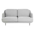 Fritz Hansen Lune™ JH200 2-Sitzer Sofa Füße Aluminium