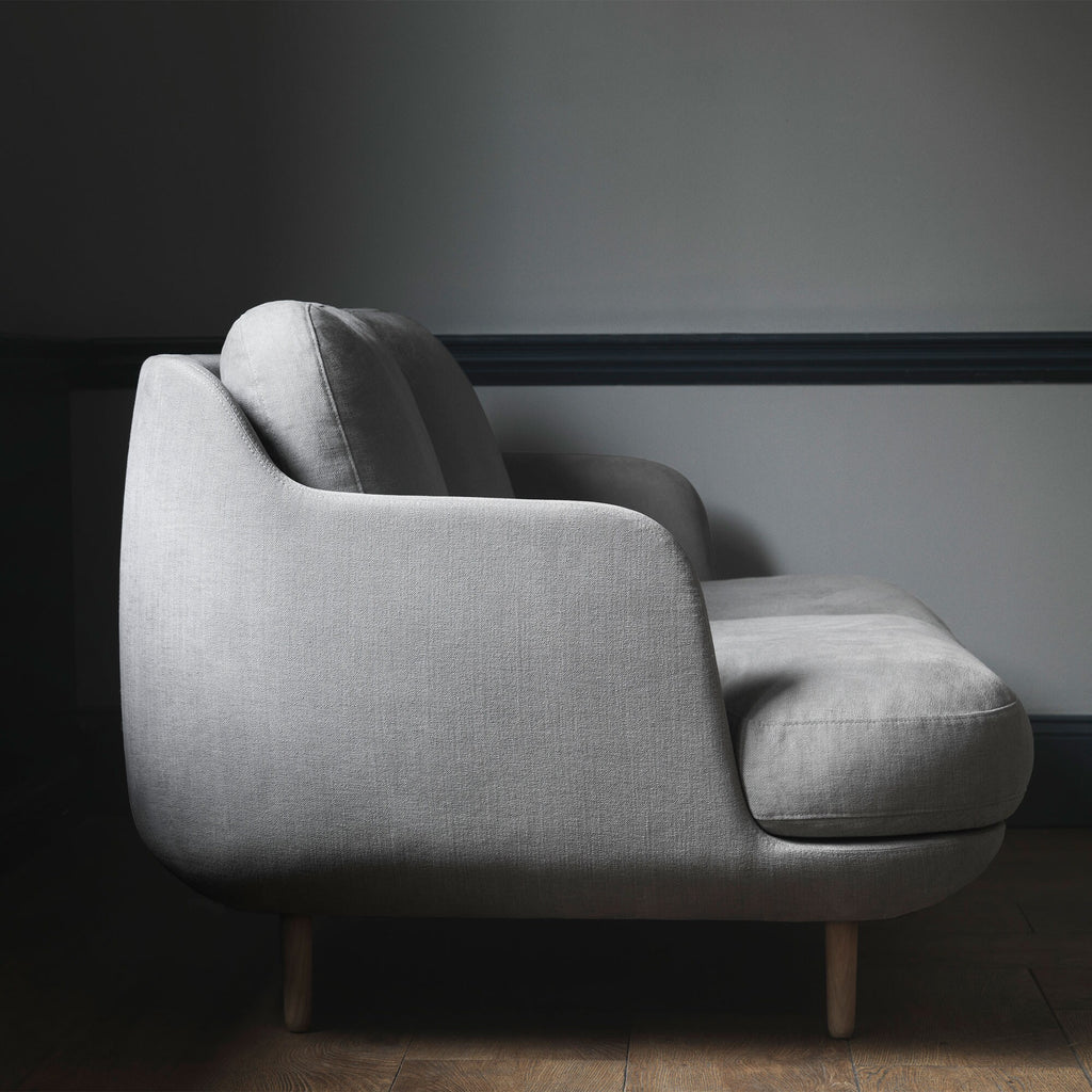 Fritz Hansen Lune™ JH200 2-Sitzer Sofa Füße Eiche