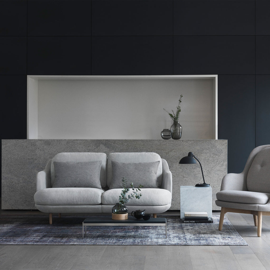 Fritz Hansen Lune™ JH200 2-Sitzer Sofa Füße Eiche