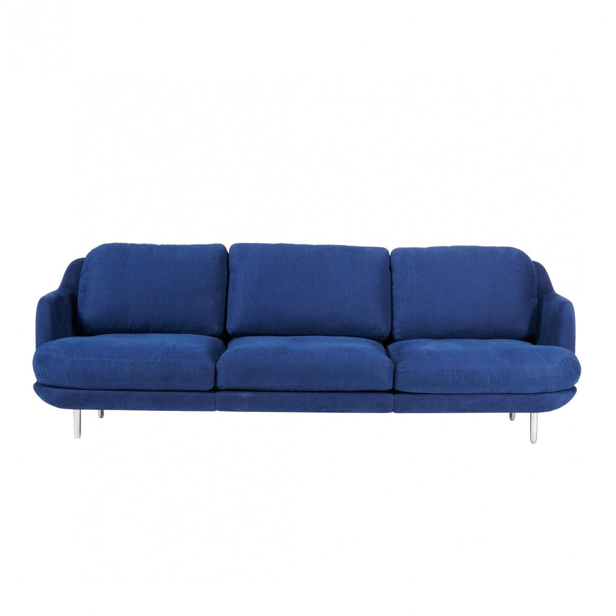 Fritz Hansen Lune™ JH300 3-Sitzer Sofa Füße Aluminium