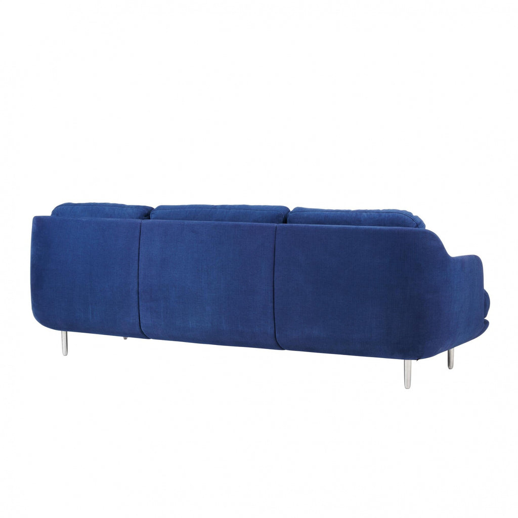 Fritz Hansen Lune™ JH300 3-Sitzer Sofa Füße Aluminium