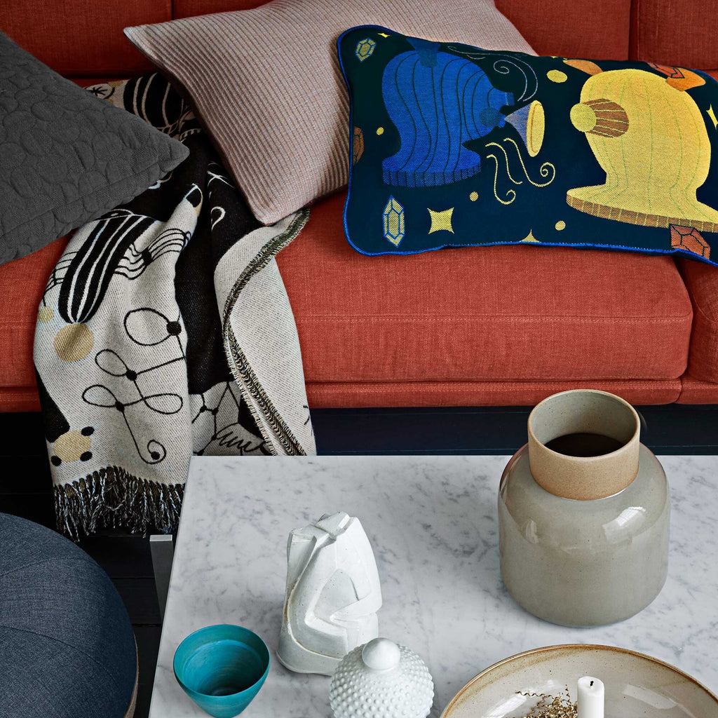 Fritz Hansen Lune™ JH300 3-Sitzer Sofa Füße Aluminium