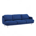 Fritz Hansen Lune™ JH300 3-Sitzer Sofa Füße Aluminium