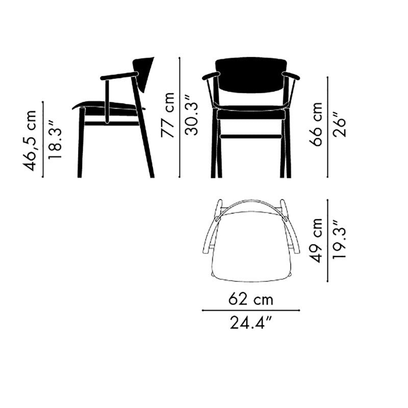 Fritz Hansen N01™ Armlehnstuhl