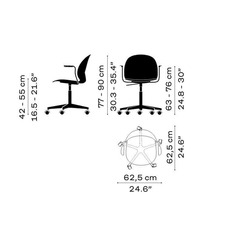 Fritz Hansen N02™ Recycle Drehstuhl
